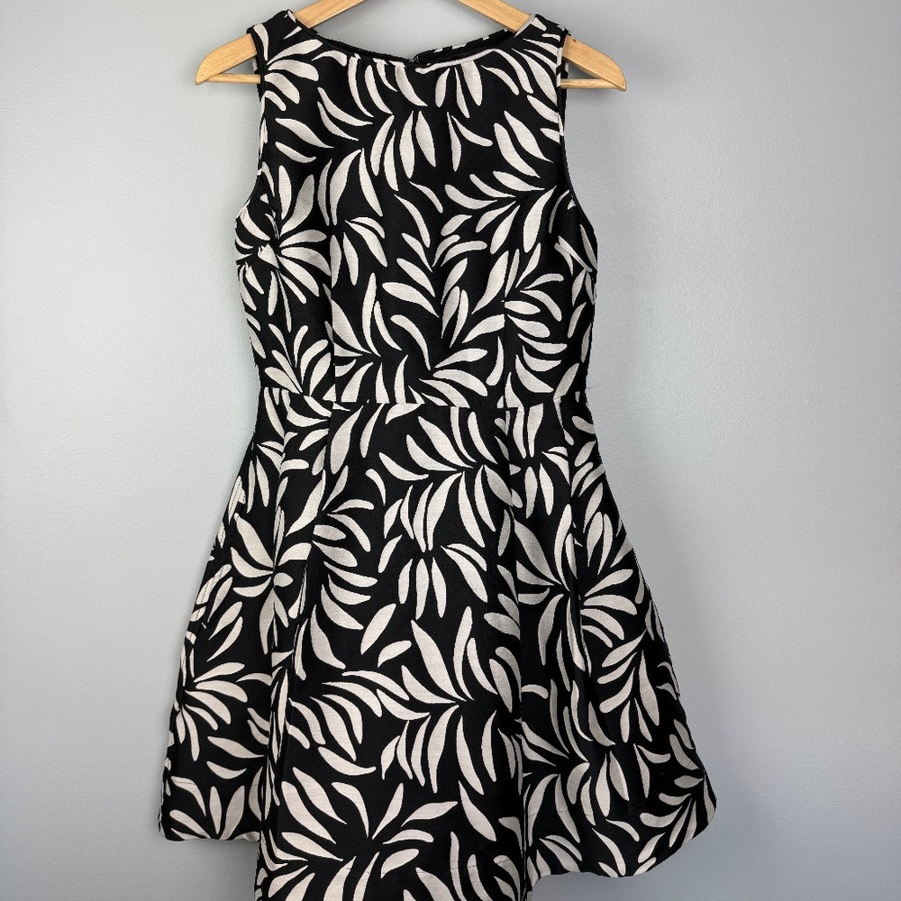 Serena and Lily Eucalyptus June Party Dress-black and white